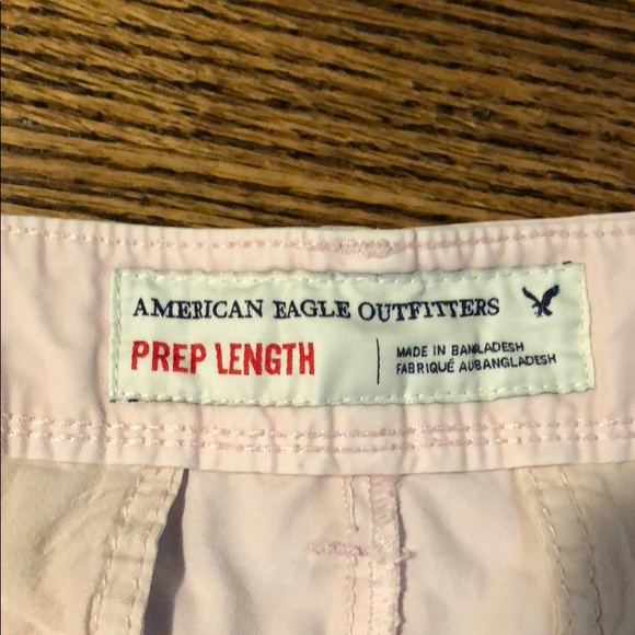 Pink American Eagle shorts - prep length - size 32 - Picture 3 of 3